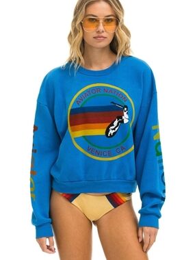 Aviator Nation Blue Pullover